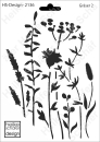Schablone-Stencil A5 209-2136 Gräser 2